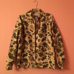 The Crooks Arms Co Men Baseball Jacket Camo